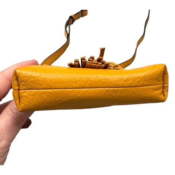 Fossil Bobbie Multicolor SLG1383721 Leather Phone Crossbody Purse Mustard Gold - Picture 5 of 10